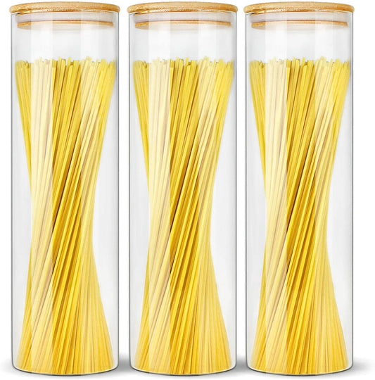 BambooBlend Glass Kitchen Canisters (52oz)